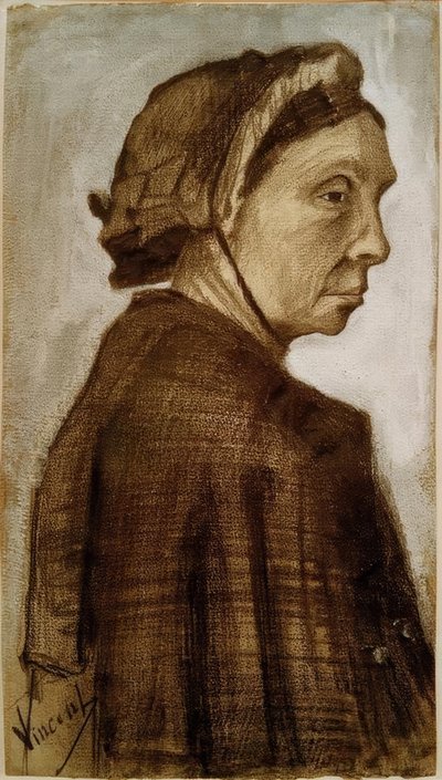 Kopf einer Frau von Vincent van Gogh